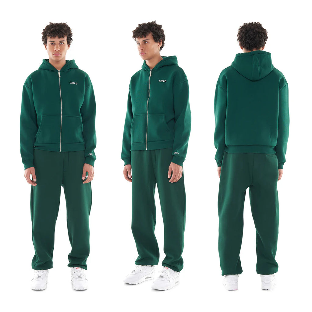 ZIP-UP DARK GREEN