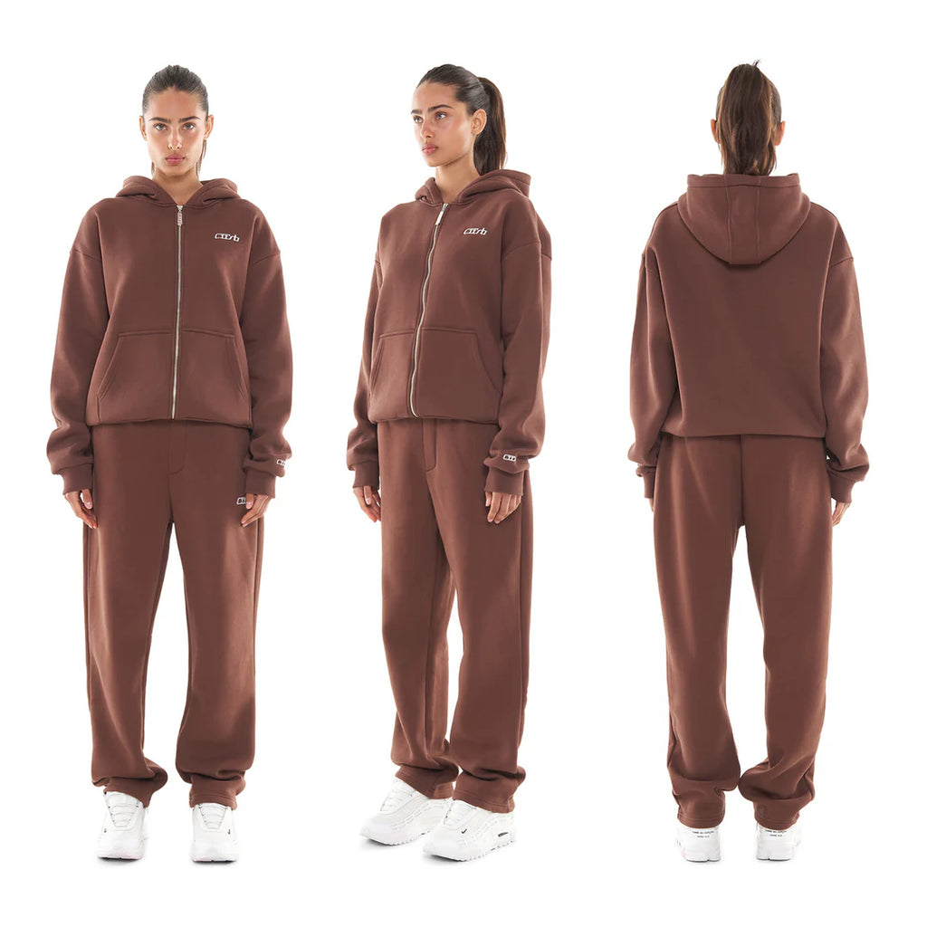 ZIP-UP BROWN