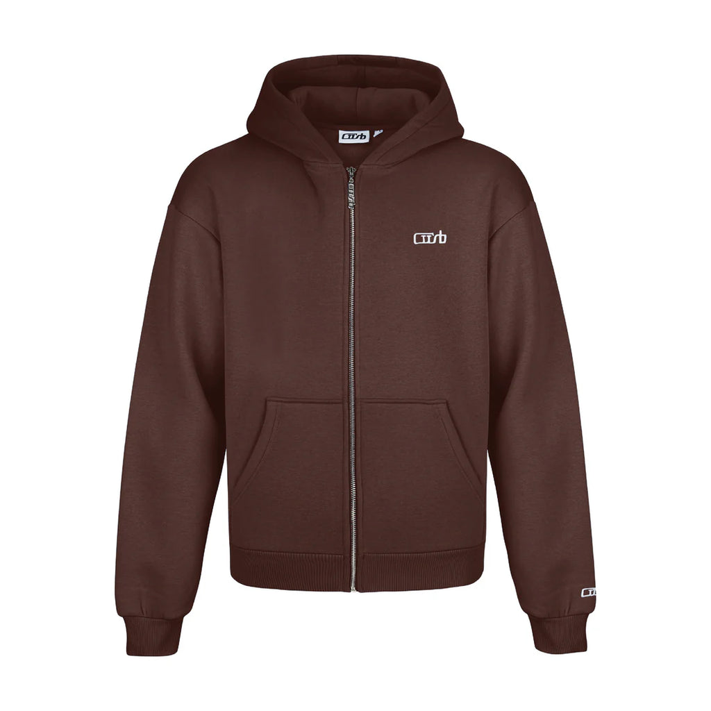 ZIP-UP BROWN